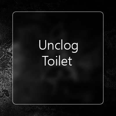 How to unclog a toilet